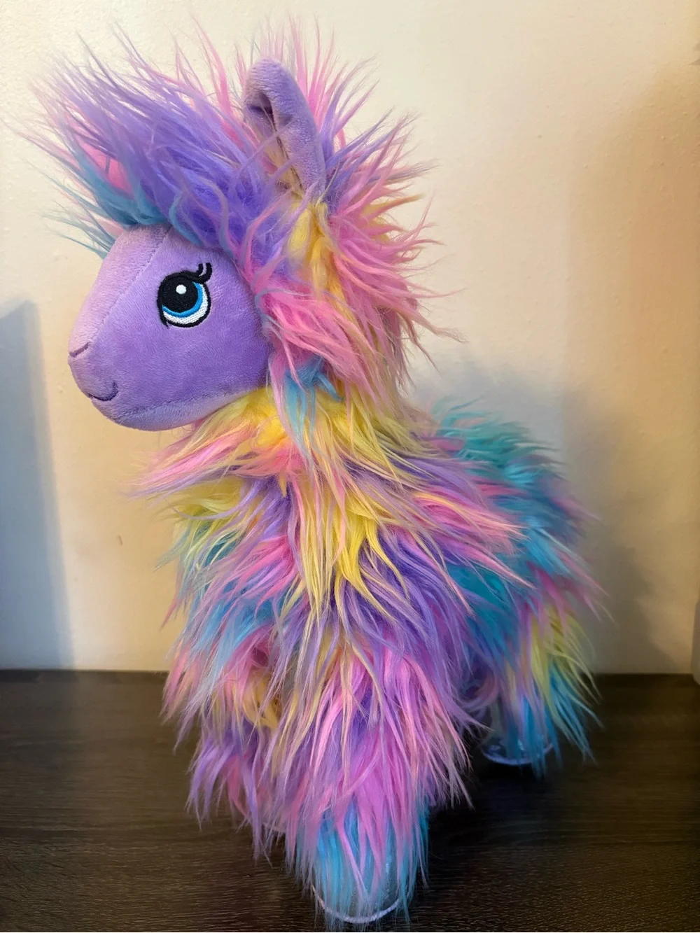 Furbulous Rainbow Tie Dye Llama Build-A-Bear Plush